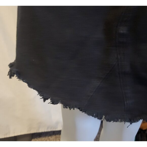 Highway Jeans Skort Cut Off Shorts Black Size 24, 4-Pockets NWT - Picture 4 of 6